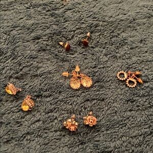 Elegant Gold Earring Set